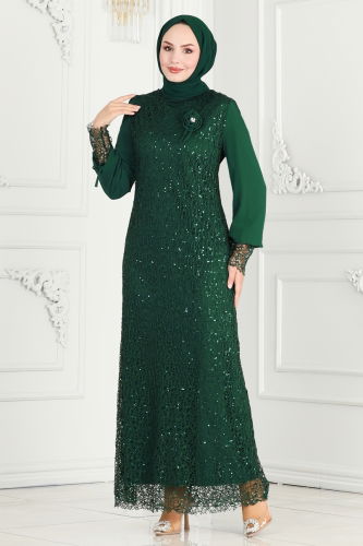 A.S.M. - EVENING DRESS ASM2517 Emerald