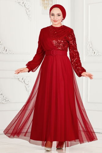 A.S.M. - Evening Dress ASM2519 Red