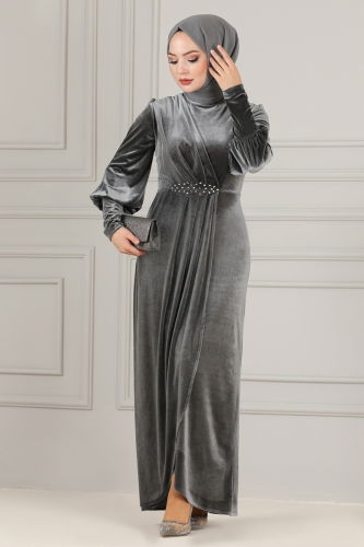 A.S.M. - Evening Dress ASM2533 Anthracite