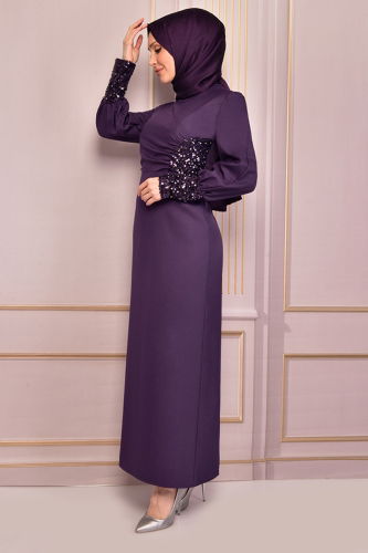 MRV A.S.M. - EVENING DRESS ASM2553-M Purple