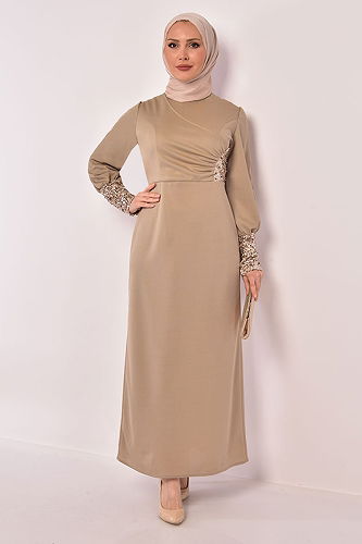 moda selvim EVENING DRESS ASM2553-M Vision - Thumbnail