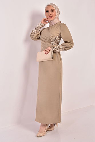 moda selvim EVENING DRESS ASM2553-M Vision - Thumbnail