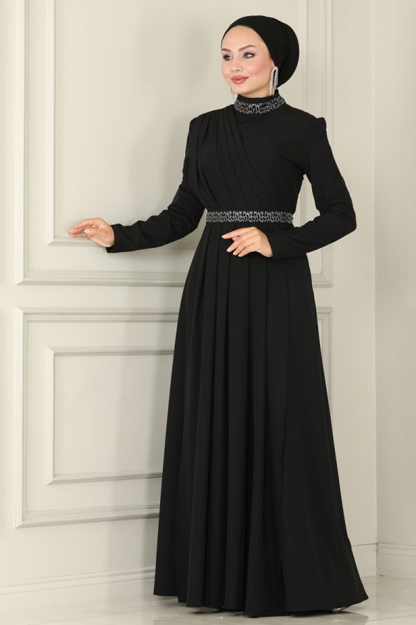 Evening Dress ASM2611 Black - 3