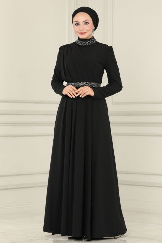 Evening Dress ASM2611 Black - 2