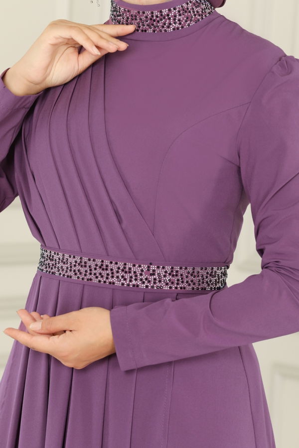 Evening Dress ASM2611 Lilac - 5