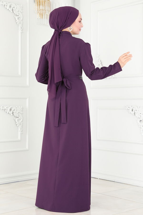 Evening Dress ASM2611 Purple - 6