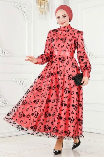 A.S.M. - Evening Dress ASM2677 Pomegranate Blossom