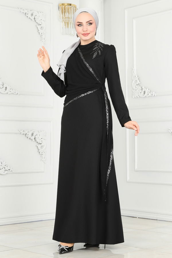 Evening Dress ASM2691 Black - 2