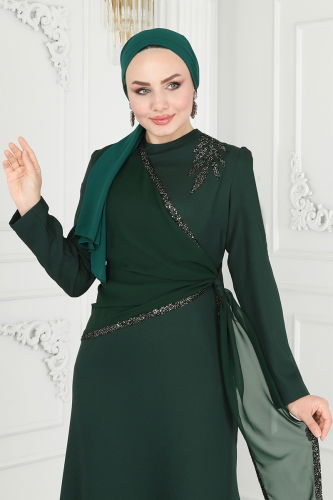 Evening Dress ASM2691 Emerald - 3