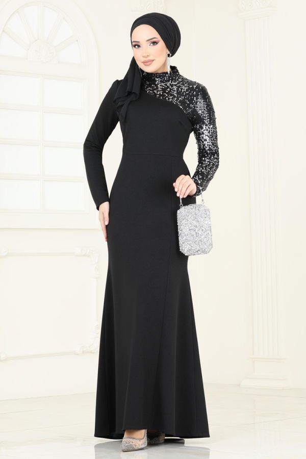 Evening Dress ASM2733 Black - 1