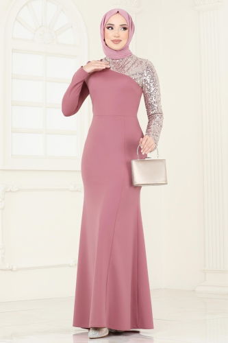 Evening Dress ASM2733 Rose Dried - 2