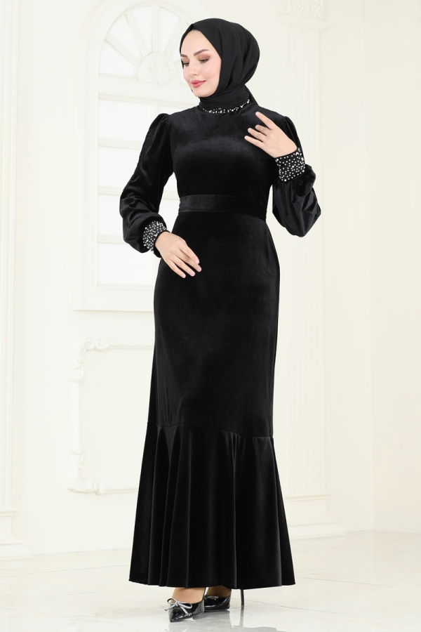 Modaselvim GREAT FRIDAY Evening Dress ASM2765 Black