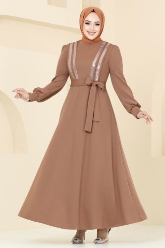 A.S.M. - Evening Dress ASM2771 Tan