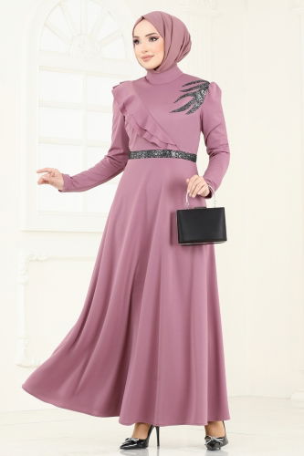 A.S.M. - Evening Dress ASM2772 Dark Rose Dusky