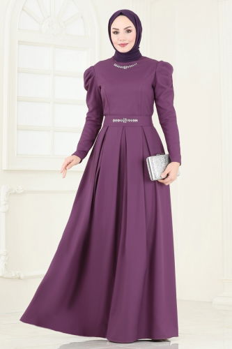 A.S.M. - Evening Dress ASM2774 Dark Lilac