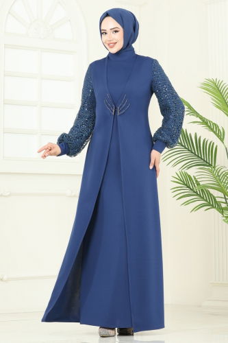 A.S.M. - Evening Dress ASM2811 Indigo