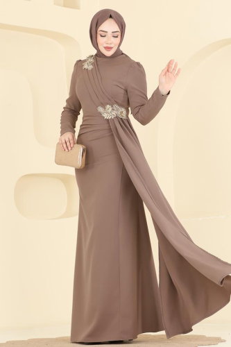 A.S.M. - فستان سهرة بيج ASM2825