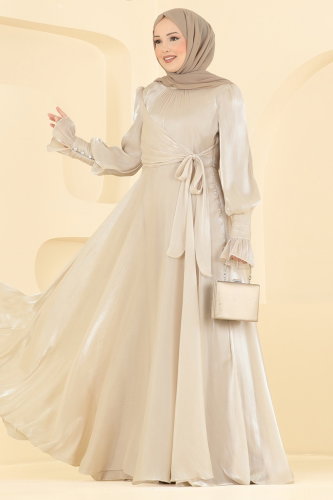A.S.M. - Evening Dress ASM2826 Cream