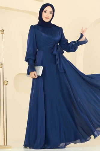 A.S.M. - Evening Dress ASM2826 Navy Blue