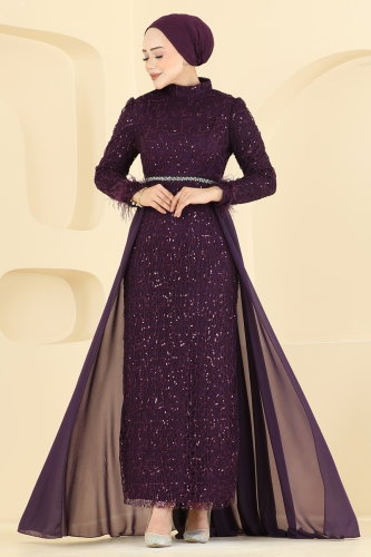 A.S.M. - Evening Dress ASM2830 Damson