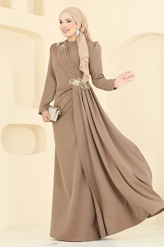 moda selvim Evening Dress ASM2864 Vision - Thumbnail