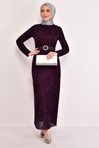 moda selvim EVENING DRESS END5515-M Myrtle - Thumbnail