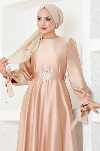 moda selvim Evening Dress LPN54133-M Vision - Thumbnail