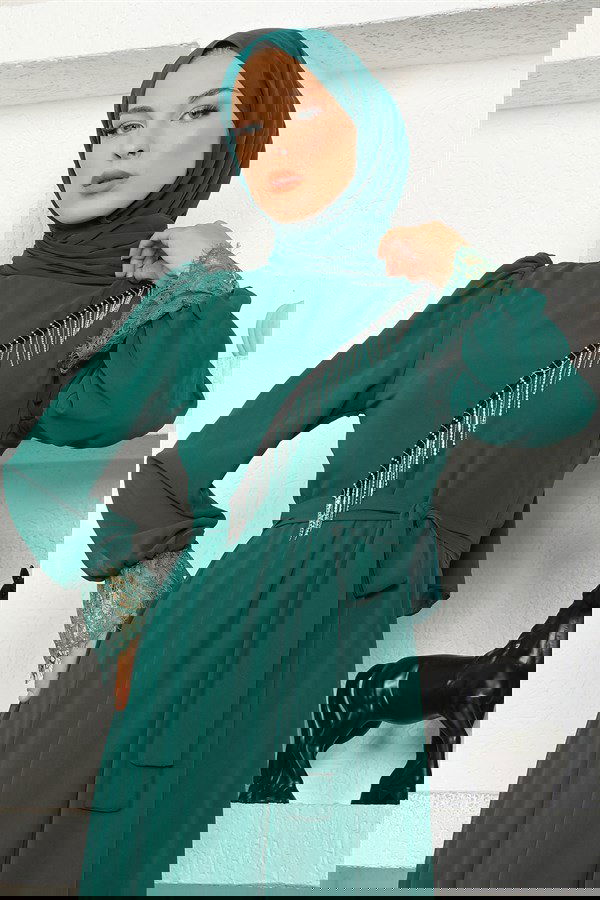 Modaselvim فستان سهرة فستان سهرة زيتي MİH17200-M