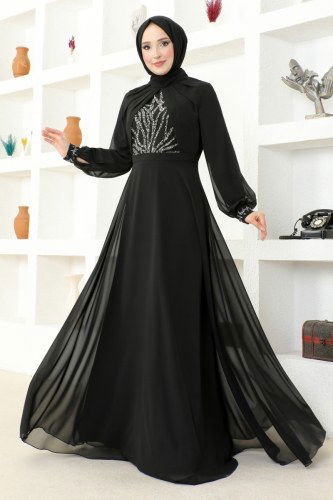 M.S.L. - Evening Dress MSL52886 Black