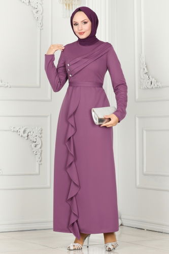 P.L. - EVENING DRESS PL9072 Purple