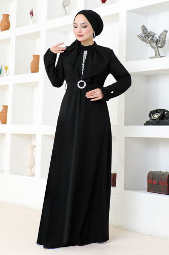 MRV S.H.D. - فستان سهرة أسود SHD5326-M