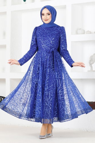 MRV Y.G.S. - Evening Dress YGS6421-M Saxe