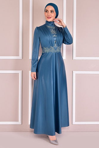 moda selvim أبييASM21357-M أزرق - Thumbnail