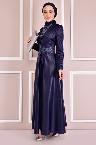 moda selvim أبييASM21357-M إنديغو - Thumbnail