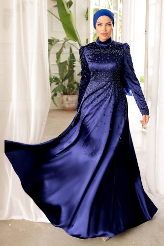 A.Z. - Evening Wear 015AZ865 Navy Blue