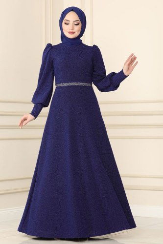 P.N. - Evening Wear 22017PN204 Ultramarine Blue