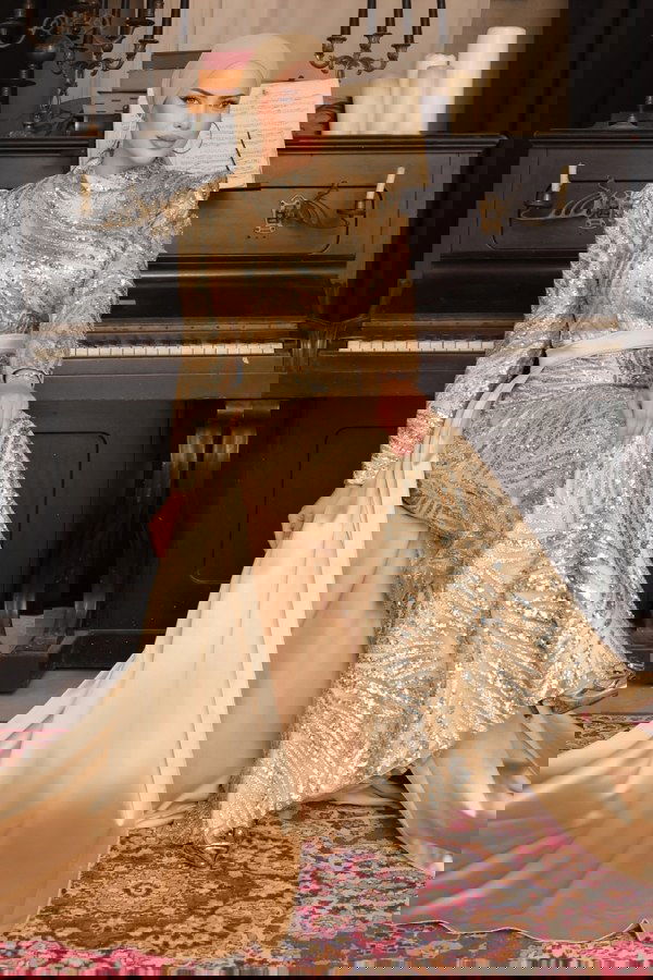 Modaselvim NET 20%+20% DISCOUNT IN THE CARD Evening Wear 3012IPD866 Gold