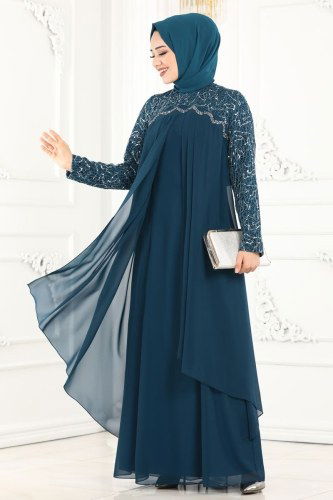 A.L.M. - Evening Wear 52866ALM181 Petroleum