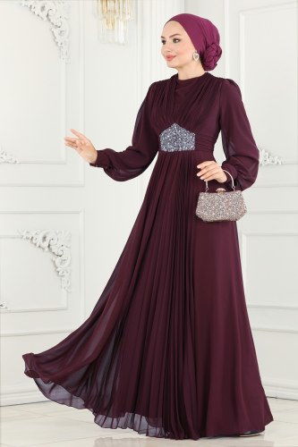 A.L.M. - Evening Wear 52872ALM181 Damson