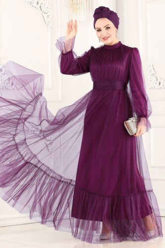 A.B. - Evening Wear 5433AB368 Damson