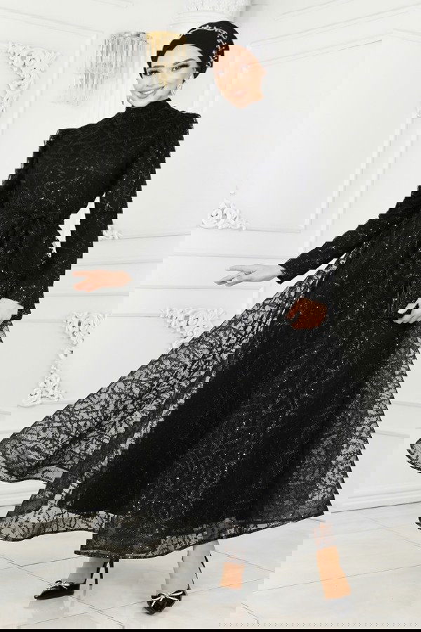 Modaselvim NET 20%+20% DISCOUNT IN THE CARD Evening Wear 6421YG95 Black