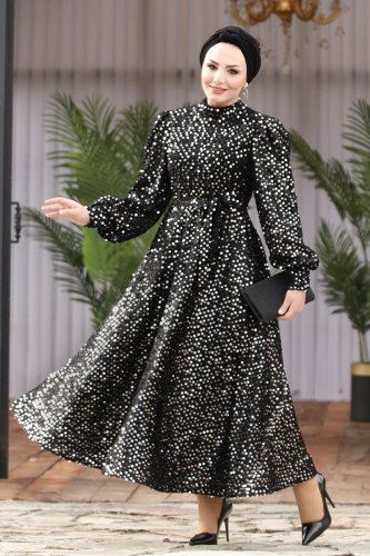 Y.G.S - Evening Wear 6455YG95 Black&Silver
