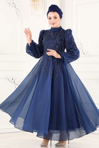 Y.G.S - Evening Wear 6461YG95 Navy Blue