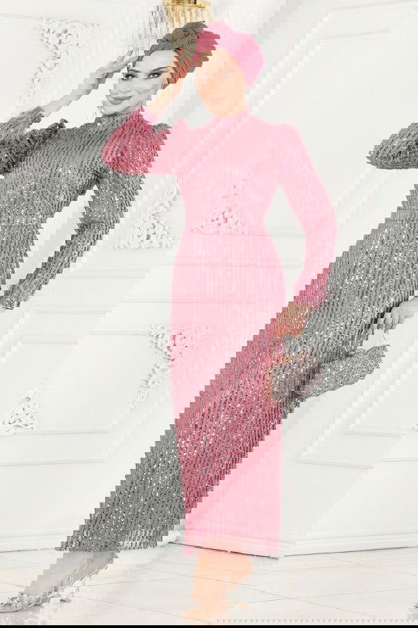 Modaselvim NET 20%+20% DISCOUNT IN THE CARD Evening Wear 6570YG95 Dried Rose