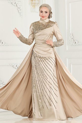 moda selvim Evening Wear 801AZ865 Vision - Thumbnail