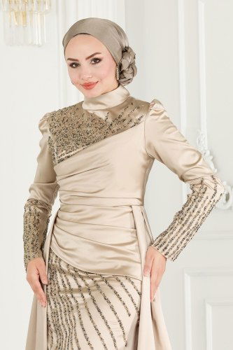 moda selvim Evening Wear 801AZ865 Vision - Thumbnail