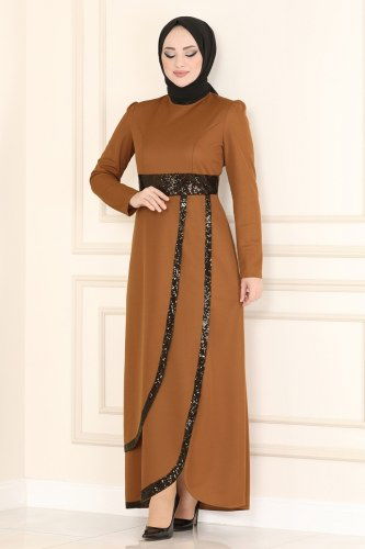 A.S.M. - Evening Wear ASM2545 Tan