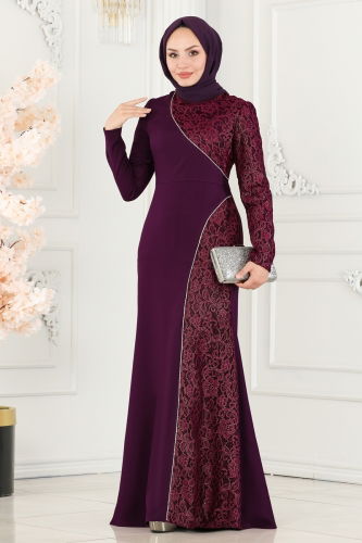 A.S.M. - Evening Wear ASM2707 Damson