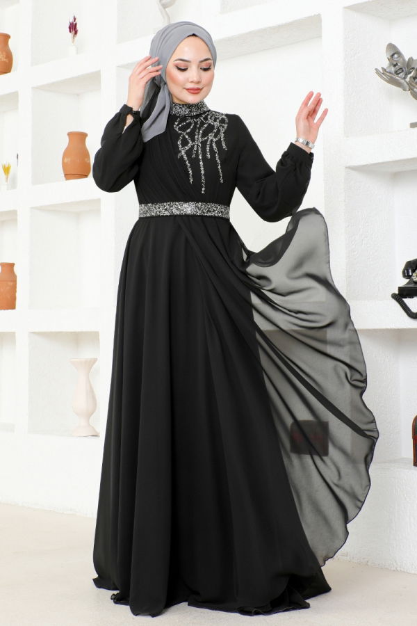 Modaselvim BIG SEASON DISCOUNT Evening Wear MSL52885 Black