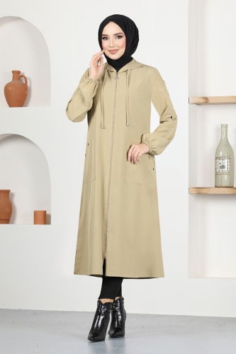 moda selvim Overcoat ASM2608-1 Vision - Thumbnail